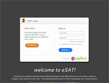 Tablet Screenshot of esat.myteleflora.com